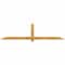 Ekena Millwork Eugene Rough Sawn Timber Gable Bracket, Western Red Cedar, 96"W x 24"H x 4"D x 4"F, 6/12 Pitch GBW096X24X0404EUG00RWR - alternate 1